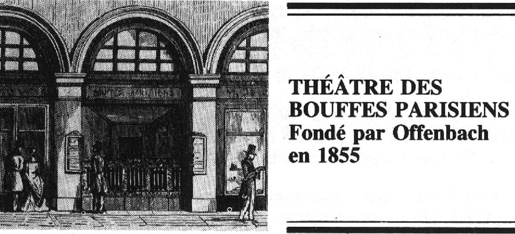 Photos archives bouffes parisiens