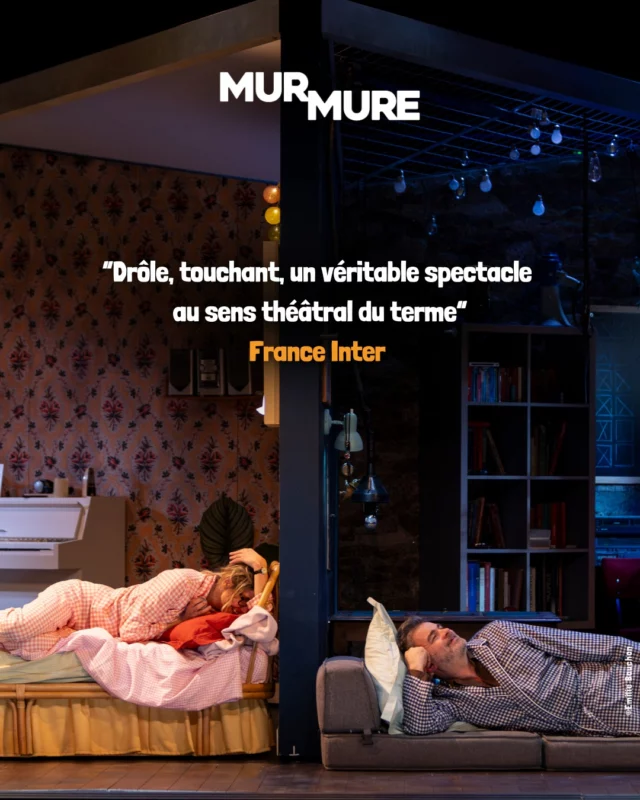 ✨ "Drôle, touchant, un véritable spectacle au sens théâtral du terme." – France Inter ✨

Une comédie romantique à la fois tendre et pétillante, à ne pas manquer ! 🎭❤️ 

Avec Clovis Cornillac @laurencearne @liloufogli @arnaud_maillard_ et @boris.terral

Du mercredi au vendredi à 20h
Le samedi à 16h30 et 20h30
Le dimanche à 15h

#Murmure #Théâtre #ComédieRomantique