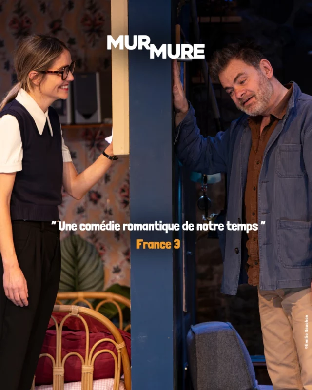 💫 "Une comédie romantique de notre temps." – France 3 💫

Mise en scène par @jeremielippmann  Murmure réinvente la comédie romantique avec modernité et émotion. Avec Clovis Cornillac, @laurencearne  @liloufogli  @arnaud_maillard_  et @boris.terral  laissez-vous emporter par une histoire aussi tendre que pétillante ! 🎭❤️

📅 À découvrir du mercredi au dimanche. Réservez vite ! 🎟️

@stephaniebataille7 

#Murmure #Théâtre #ComédieRomantique