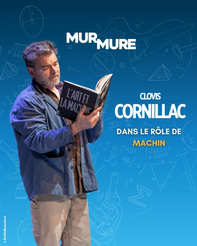 Retrouvez Clovis Cornillac dans la comédie romantique « Mur Mure » 

Machin est un homme solitaire qui n’aime pas être dérangé. Concrètement, c’est un misanthrope assumé, qui n’aspire qu’à une chose : le silence absolu ! 🔇

Reclus dans son appartement, il passe ses journées à inventer des jeux  loufoques.
Sa dernière trouvaille : l’Ultimax. Le problème c’est que la seule chance de le résoudre est de l’avoir créé…

Son seul contact avec le monde extérieur est son meilleur ami, Artus. Machin n’est pourtant pas tendre avec lui et refuse d’écouter ses conseils pour retrouver une vie sociale.

Mais l’arrivée d’une nouvelle voisine un peu bruyante va soudainement chambouler son quotidien ! 🥰

Mur Mure, actuellement au Théâtre de la Michodière

Du mercredi au vendredi à 20h
Le samedi à 16h30 et 20h30
Le dimanche à 15h

🎫 Pensez à prendre votre place

#murmure  #cloviscornillac #comédieromantique  ##theatredelamichodiere #Comédie #Spectacle

📸 @emilie_brouchon