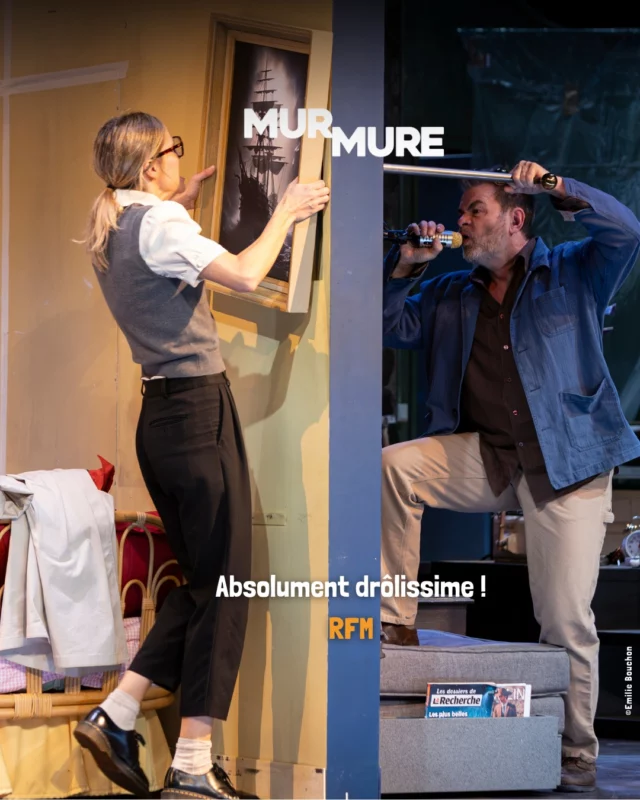 Absolument drôlissime ! RFM 📻

✨Retrouvez Clovis Cornillac et @laurencearne dans « Mur Mure », une comédie romantique de @liloufogli, mise en scène par @jeremielippmann.

Comment deux personnes, que tout oppose, pourraient s’entendre, se rencontrer… sans se voir ? ❤️‍🔥👀 

Venez le découvrir au Théâtre de la Michodière !
🎟️ Réservez vos billets pour une soirée de rire et d’émotions.

#theatre #comedieromantique #cloviscornillac #laurencearné

@richardcaillat_prod 
@artsliveentertainment 
@stephaniebataille7