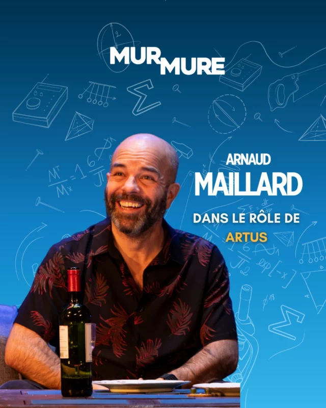 Retrouvez @arnaud_maillard_ dans la comédie romantique « Mur Mure » !

Artus est le meilleur ami de Machin. Très dévoué, il s’occupe chaque semaine de lui apporter ses courses et lui tenir compagnie autour d’une partie d’échecs. ♟️

Les deux hommes travaillent ensemble sur la création de jeux. Artus voudrait bien se développer sur les applications mobiles, ce que refuse catégoriquement Machin.

Artus connait bien le tempérament associable de son ami et tous ses stratagèmes pour avoir la paix. Aussi, il croit à une bonne blague losque Machin lui annonce qu’il a rencontré quelqu’un...

D’abord septique, il va se laisser entrainer dans un dîner un peu particulier qui va lui permettre de faire une rencontre inattendue... 💕

Mur Mure, actuellement au Théâtre de la Michodière

Du mercredi au vendredi à 20h
Le samedi à 16h30 et 20h30
Le dimanche à 15h

🎫 Pensez à prendre votre place

#murmure #arnaudmaillard #comédieromantique ##theatredelamichodiere #Comédie #Spectacle

📸 @emilie_brouchon

@richardcaillat_prod
@artsliveentertainment
@stephaniebataille7