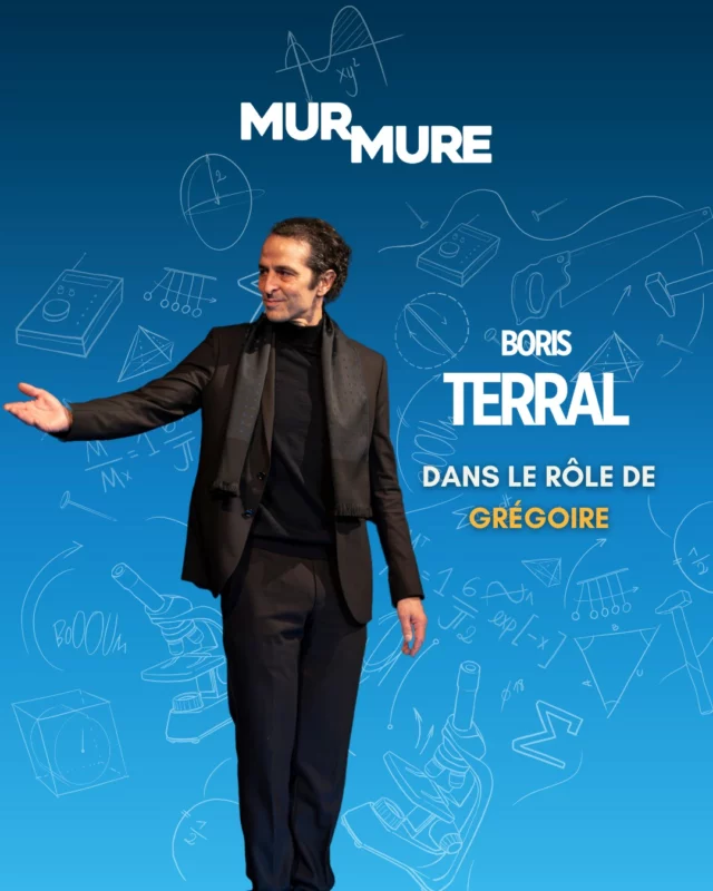 Retrouvez Boris Terral, à l'affiche de la comédie romantique "Mur Mure", dans le rôle de Grégoire (et d'un autre personnage mystère...) 

Grégoire est un grand pianiste, très influent, mais aussi extrêmement exigeant. 🎹

Jusqu’alors, il hébergeait Machine chez lui, et rumine de la voir s’émanciper et habiter seule.

Son mantra : “Concentration, tenue et précision” ! 🎼

Il fait répéter Machine pour son concours afin qu’elle maîtrise son morceau à la perfection, quitte à se montrer très autoritaire. 

Mur Mure, actuellement au Théâtre de la Michodière
Du mercredi au vendredi à 20h
Le samedi à 16h30 et 20h30
Le dimanche à 15h

🎫 Pensez à prendre votre place !
#murmure  #comédieromantique ##theatredelamichodiere #Comédie #Spectacle

📸 @emilie_brouchon

@richardcaillat_prod @artsliveentertainment @fimalac_entertainment
