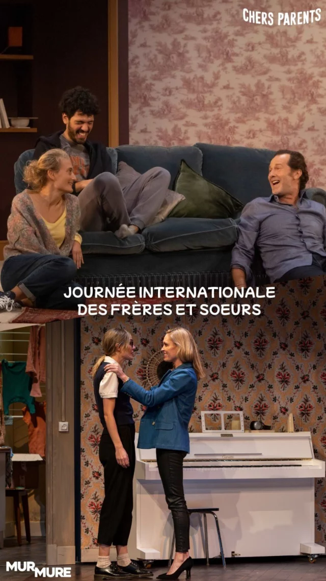 Journée internationale des frères et sœurs 🧍🧍‍♀️🧍‍♂️

Rendez-vous sur le site michodiere.com pour réservez vos places pour nos pièces !

🎫 Mur Mure, jusqu’au 11 mai 2025 
🎟️ Chers Parents, à partir du 21 mai 2025

#frereetsoeur #brothersister #théâtre #spectacles #famille #sisterhood👭 #brotherhood 

@richardcaillat_prod 
@artsliveentertainment 
@stephaniebataille7