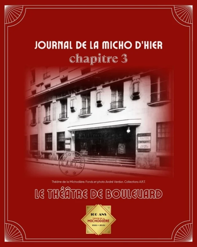 Qu'est-ce que le théâtre de boulevard ? 🤔 

Cette semaine, dans le nouveau chapitre de ce format dédié au centenaire de la Michodière, on vous explique ce qu'est le théâtre du boulevard.

Depuis 100 ans, le Théâtre de la Michodière s'impose comme LA référence dans ce genre avec des auteurs tels que Edouard Bourdet, André Roussin ou Georges Feydeau. 

#ThéâtreMichodière #100AnsDeThéâtre #centenaire #theatredeboulevard

@richardcaillat_prod 
@judithmarouanitheatre 
@stephaniebataille7
@polinnazina
