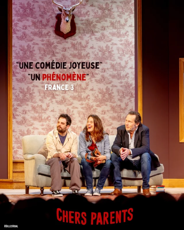 Dernière semaine pour l'équipe de "Chers Parents" au théâtre de la Michodière ! 

"Une comédie joyeuse, un phénomène" France 3

Venez vous faire votre avis ! 
Billetterie via notre site internet michodiere.com

Une pièce de Armelle et Emmanuel Patron