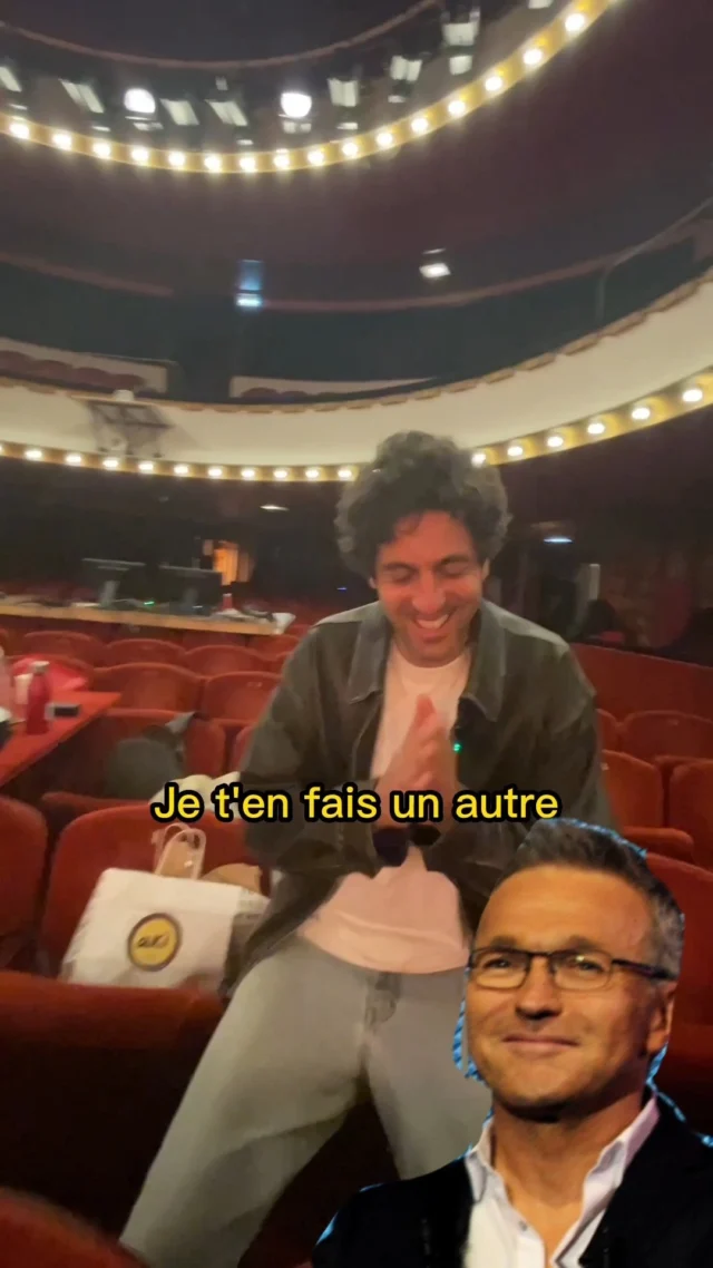 Max Boublil, meilleur que Laurent Gerra ? 👀
🎤 Laurent Ruquier, Enrico Macias, Nicolas Sarkozy…
@maxboubliloff sort ses meilleures imitations devant François Berléand !
👉 À voir en vrai dans “L’Expérience Théâtrale”, actuellement au Théâtre de la Michodière !
📹@pascaljaubert 
#ExperienceTheatrale #Comedie #TheatreParis
