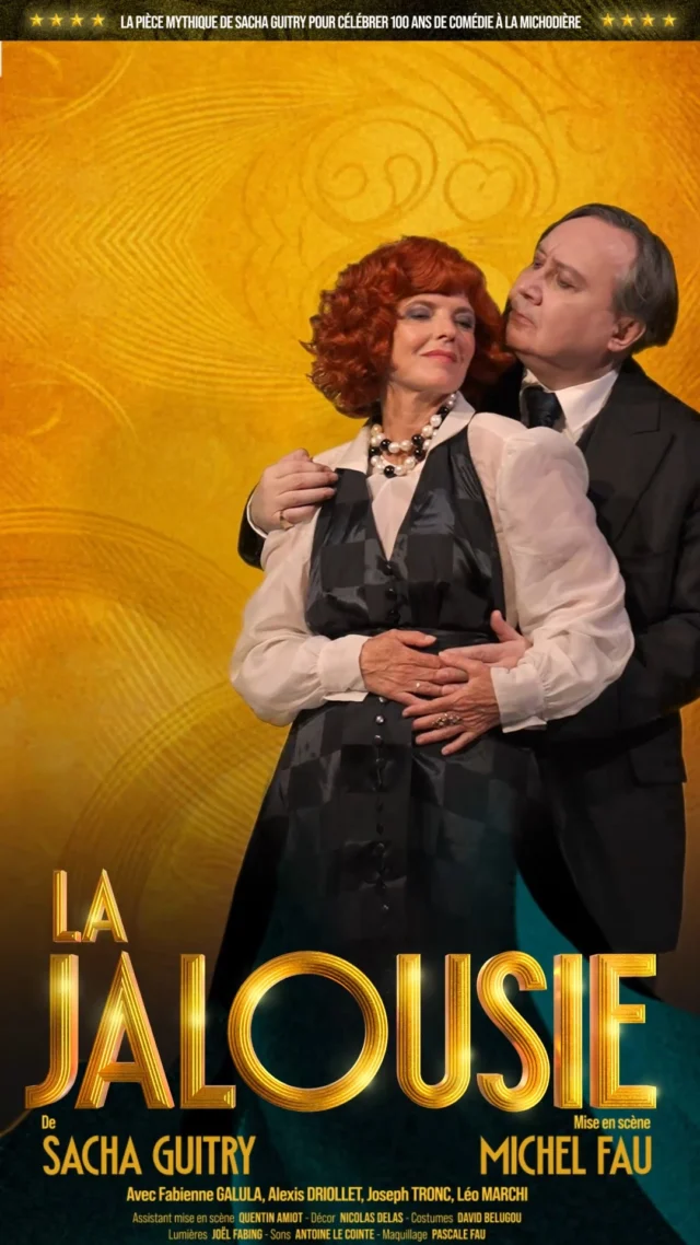 🥳 J-7 avant la Première de La Jalousie !

Découvrez la bande-annonce, et par la même occasion l'ensemble des comédiens qui composent la troupe.

@michelfauofficiel : Albert Blondel
@gwendol : Marthe Blondel
@genevieve.casile : Madame Buzenay
@alexismoncorge : Marcelin Lézignan
Fabienne Galula : Henriette Vetivert
@alexis.driollet : Emile Prétendu
@le.jotr : Monsieur de Contufond
@leleo_mar Marchi : Victor Heemskerque

Une comédie aussi drôle que mordante ! 😂