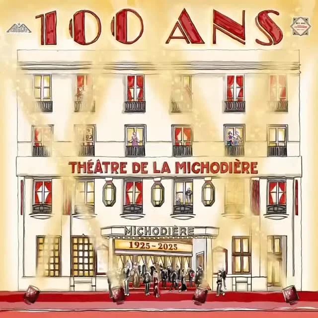 Ce mois-ci, le Théâtre de la Michodière fête son centenaire, l'occasion de célébrer un siècle de créations inoubliables, d'histoire et de patrimoine ! 

🎭 Découvrez une création originale sur les coulisses du théâtre avec "L'expérience théâtrale" de @ruquierlaurent et une reprise d'un grand succès du répertoire français avec "La jalousie" de Sacha Guitry dans une mise en scène de @michelfauofficiel 

👉 Explorez les archives inédites du Théâtre de la Michodière avec notre exposition rétrospective au Foyer François Périer 

Illustration @mollys_illustrations

@richardcaillat_prod 

#artdeco #centenaire #theatre #archives