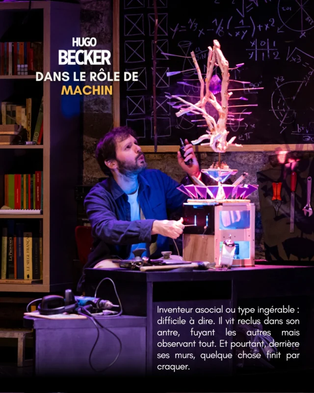 Retrouvez Hugo Becker dans la comédie romantique « Mur Mure »

Machin est un homme solitaire qui n’aime pas être dérangé. Concrètement, c’est un misanthrope assumé, qui n’aspire qu’à une chose : le silence absolu ! 🔇

Reclus dans son appartement, il passe ses journées à inventer des jeux loufoques.
Sa dernière trouvaille : l’Ultimax. Le problème c’est que la seule chance de le résoudre est de l’avoir créé…

Son seul contact avec le monde extérieur est son meilleur ami, Artus. Machin n’est pourtant pas tendre avec lui et refuse d’écouter ses conseils pour retrouver une vie sociale.

Mais l’arrivée d’une nouvelle voisine un peu bruyante va soudainement chambouler son quotidien ! 🥰

Mur Mure, actuellement au Théâtre de la Michodière

Du mercredi au samedi à 20h
Le dimanche à 15h

🎫 Pensez à prendre votre place

#murmure #hugobecker  #comédieromantique ##theatredelamichodiere #Comédie #spectacle #sortiraparis

📸 @emilie_brouchon