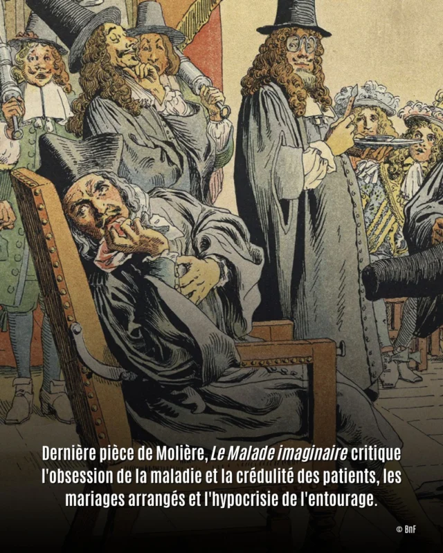 Le Malade imaginaire, ce n'est pas seulement l'histoire d'un homme qui se croit malade.

C'est une satire de ceux qui abusent de la peur, une ode à la liberté d'aimer, et une comédie où l'intelligence triomphe des apparences. Plus de 350 ans après sa création, Molière continue de nous tendre un miroir… avec beaucoup d'humour.

Retrouvez Francis Perrin et la famille Molière dès le 2 septembre au Théâtre de la Michodière 

Pensez à réserver vos places ! 
🎫 michodiere.com