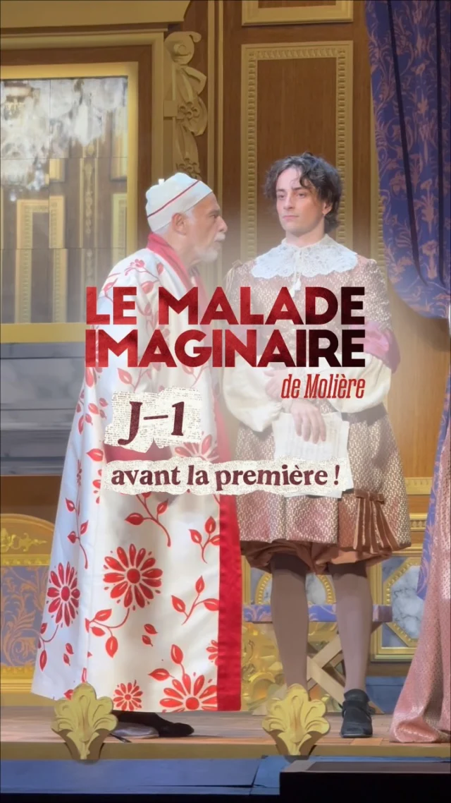 J-1 avant la première du Malade imaginaire !
On vous montre quelques images de répétitions qui our vous faire patienter 👀
🎟️ Pensez à réserver votre place ! 

#théâtre #quefaireàparis #molière