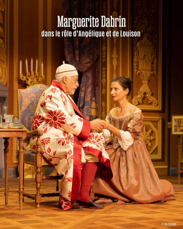 Bienvenue à @margueritedabrin qui rejoint la troupe du « malade imaginaire » dans les rôles d’Angélique et de Louison en remplacement de Clarisse Perrin à partir de ce soir 

Un grand « Merde » à elle pour cette première semaine 
🫶