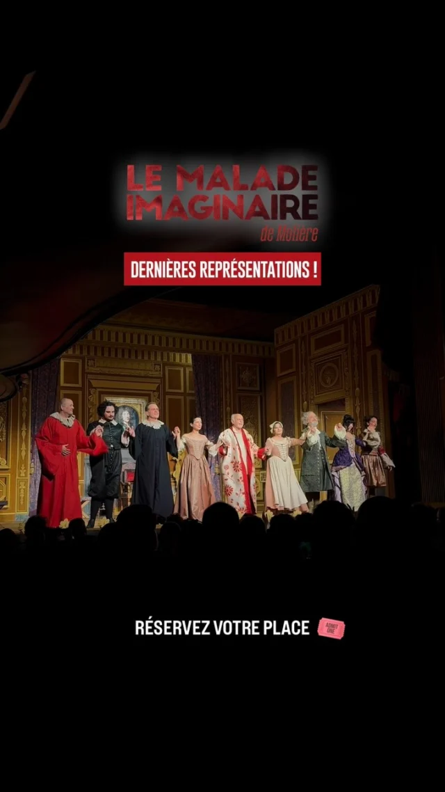 DERNIÈRES REPRÉSENTATIONS ! ✨

Ne manquez pas les dernières représentations du malade imaginaire au Théâtre de la Michodière. Une occasion de (re)découvrir ce classique mis en scène par et avec Francis Perrin ! 

📆 dernière le dimanche 18 octobre 
👀 bientôt en tournée avec @artsliveentertainment 

#dernières #francisperrin #moliere #theatreparis