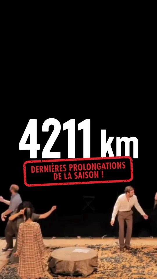 Dernières prolongations de la saison pour 4211km !

Venez revoir ou découvrir cette pépite aux 2 Molières avant qu'il ne soit trop tard.

🎈 Jusqu'au 29 juin au Studio Marigny 🎈

Avec @olivia.pavlougraham en alternance avec @rose.et.pourpre , @florian_chauvet_ en alternance avec Léo Grange, @aila.navidi en alternance avec @__deniz_turkmen__ et @alexmoussai , @brenierebenjamin en alternance avec @damiensobieraff_ et @francois_berard_autopromoandco , @sylvainbegert en alternance avec @drelonthomas et @lolablancharrd en alternance avec @sandra.provasi et @celine_laugier