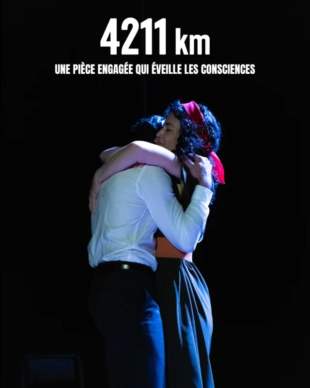 4211 km est de retour pour quelques nouvelles dates jusqu'au 29 juin.

Réservez vite vos places pour ce spectacle puissant et émouvant, qui résonne particulièrement avec l'actualité en Iran. 

Toutes les infos sur marigny.fr