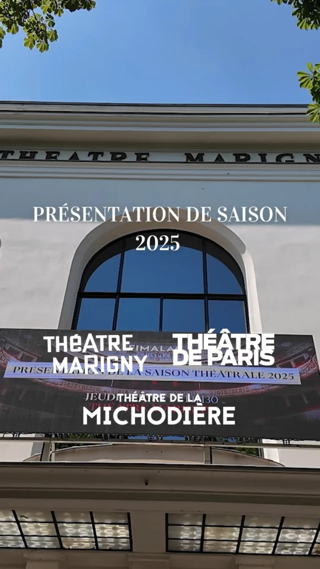 Trois théâtres. Une saison. Des émotions à partager

En juin dernier, nous présentions en avant-première la nouvelle saison de la rentrée 2025 de nos théâtres ! Et quel programmation ! 🤩

🎭Des créations inédites
✨La prolongation de pièces à succès
💥Des comédiennes et comédiens de talent 

📍Le Théâtre Marigny, Le Théâtre de la Michodière et le Théâtre de Paris : chacun avec son identité, mais tous avec la même envie, vous proposer des spectacles diversifiés qui vous feront vibrer ! Comédie, seule-en scène, thriller, spectacle musical, one-woman-show... il y en aura pour tous les goûts.

🎟️ Les réservations sont ouvertes, n’attendez pas pour prendre vos places
📅 Toutes les dates et infos sur nos sites internet
🔗 Liens en bio 

#RentréeThéâtrale #NouvelleSaison #Théâtre2025 #programmationtheatreparis

@mlumbros 
@richardcaillat_prod

Animateur de la présentation @loiclandrau