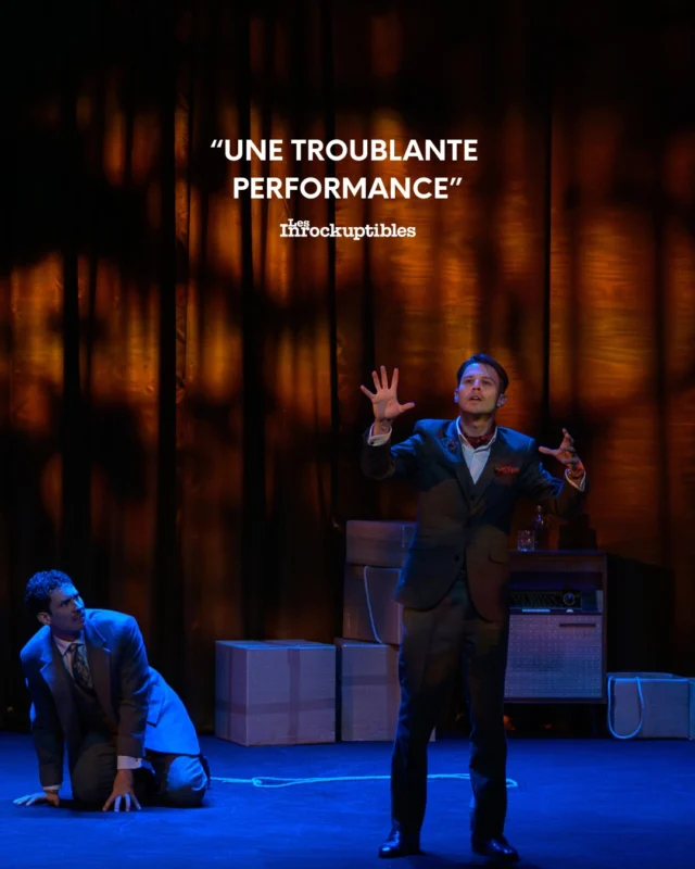 Un huis clos où le meurtre n’est pas un mystère, mais un point de départ.

Deux anciens camarades dissimulent un corps dans un coffre, devenu le centre d’un jeu moral et philosophique.

Entre bien et mal, pouvoir et justice, la tension monte… 

📷@laurentschneegans