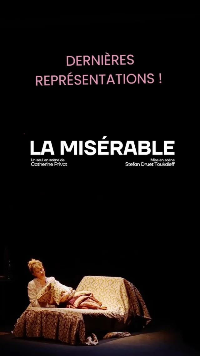 Dernières représentations de La Misérable ! 

Réservations sur theatremarigny.fr