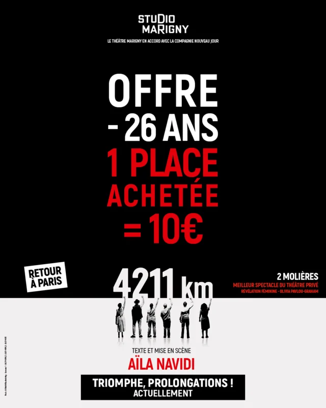 🎈 Un récit puissant, profondément humain.
4211 km se vit intensément… et maintenant à 10€ pour les -26 ans.

🎟️ Billetterie via le lien en bio.
