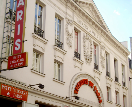 Façade extérieur Théâtre de Paris