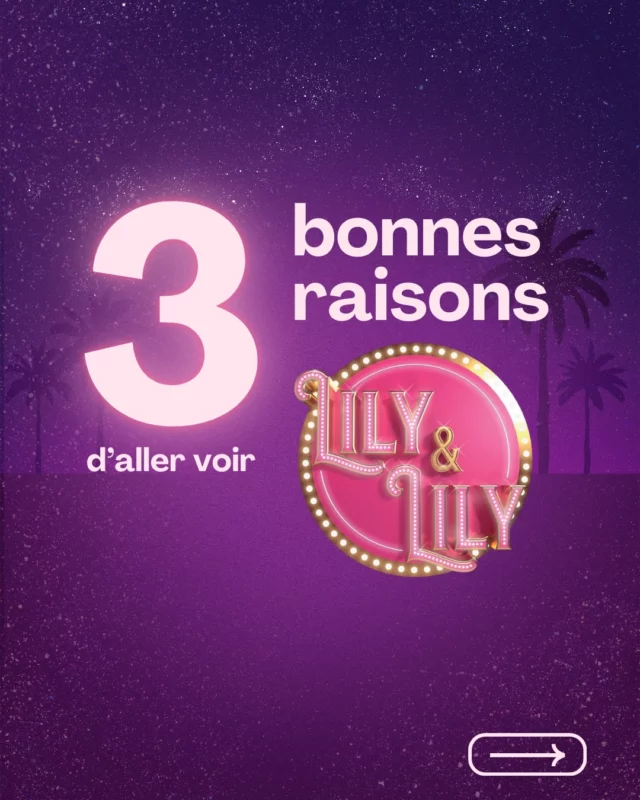 3 raisons d’aller voir Lily et Lily 💫

1️⃣ Une pièce mythique du théâtre de boulevard
2️⃣ Une tandem de choc entouré d'une troupe d'exception
3️⃣ Une comédie qui met à l'honneur les femmes

📅 Horaires :
📌 Du mercredi au vendredi à 20h
📌 Le samedi à 16h et 20h
📌 Le dimanche à 15h

Avec @michelebernierofficiel, Francis Perrin, @veroniqueboulanger08, @ericboucher9, @cyril_garnier, @henriliebman, @morganecabot et @bastien.monier 

Une mise en scène de @marie_pascale_osterrieth 

📷 @beatricelivet

@richardcaillat_prod @stephaniebataille7

🎟️ Réserve vite ta place !

#lilyetlily #theatreparis #Théâtre #comédie #MichèleBernier #francisperrin #theatredeboulevard