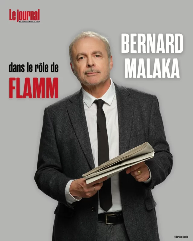 Le journal 🗞

Retrouvez @bernardmalaka dans le rôle de Flamm.

Jacques Flamm, ministre des Outre-mer, est une figure incontournable de la droite française.
Doué, libre, ambitieux, il sait naviguer dans les hautes sphères du pouvoir avec une maîtrise redoutable.
Il ne laisse rien au hasard, ne dir rien qu’il lui faille un jour démentir. Chaque mot, chaque geste est calculé.

Face aux médias, il n’a plus peur. Il a appris à les manier, à les retourner, à les utiliser. 
Des amis parmi les journalistes ? « Non... juste des partenaires qui servent, à l’occasion, l’image du ministre que je prétends être. »
Jacques Flamm ne se confie pas, ne se dévoile pas. Il avance, toujours maître de son propre récit. 

🧷Le journal, actuellement au Théâtre de Paris

🎟 Réservez vos places dès maintenant

📷 @beatricelivet 

@richardcaillat_prod 
@stephaniebataille7 

#LeJournal #spectacle #ThéâtreDeParis #thriller #quefaireàparis #théâtreparis ni