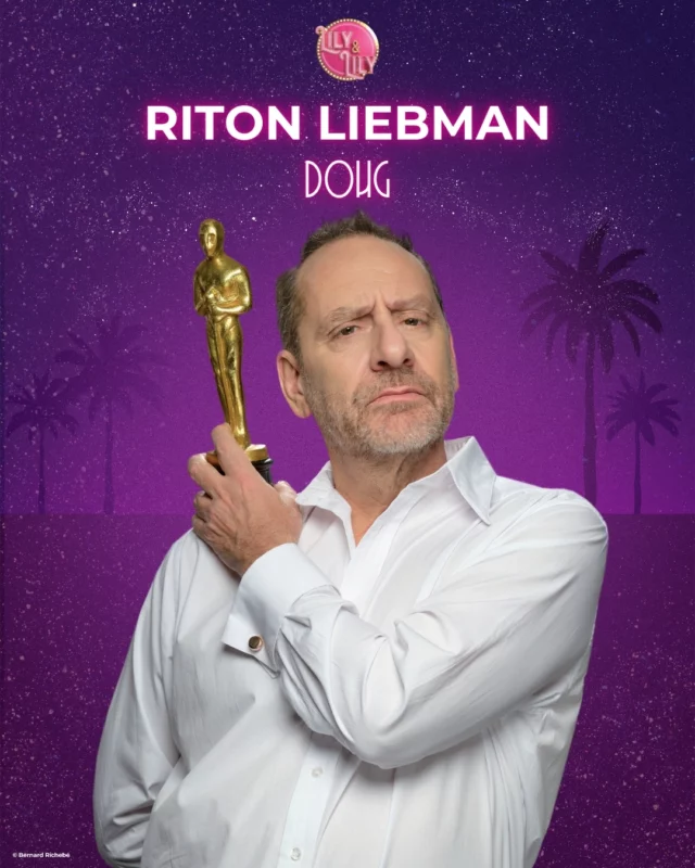 Retrouvez Riton Liebman dans le rôle de Doug dans « Lily et Lily »

L’arrivée de Doug chez Lily n’annonce rien de bon. Ex-mari de la célèbre actrice, il se fait désormais appeler Doug-la-Gâchette.
Doug, qui vient de s’évader d’Alcatraz et il n’a pas trouvé meilleur endroit que la maison de Lily, remplie de journaliste pour échapper à la police. 

⭐ Lily et Lily, actuellement au Théâtre de Paris

Du mercredi au vendredi à 20h
Le samedi à 16h et 20h
Le dimanche à 15h

🎟 Pensez à prendre votre place ! 

📷 @beatricelivet 

 @fimalac_entertainment @richardcaillat_prod @stephaniebataille7

#LilyEtLily #RitonLiebman #MichèleBernier #FrancisPerrin #ThéâtreDeParis #Comédie #QuefaireaParis