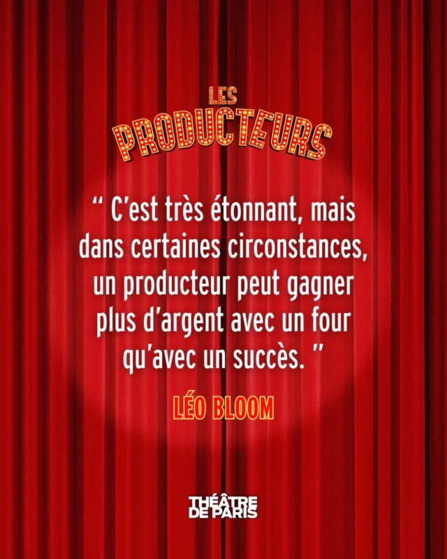 ✨ Léo Bloom rêve de devenir un grand producteur de spectacle à Broadway. Sa rencontre avec Max Bialystock pourrait bien transformer son rêve en réalité ! 

Rendez-vous à partir du 1er octobre pour découvrir ou redécouvrir "les producteurs", la comédie musicale déjantée de Mel Brooks dans une mise en scène de @alexismichalik 

🎩 Léo Bloom est interprété par @alexandrefaitrouni

🎟️ Pensez à réserver votre place !

#lesproducteurs #comédiemusicale #theatreparis #broadway