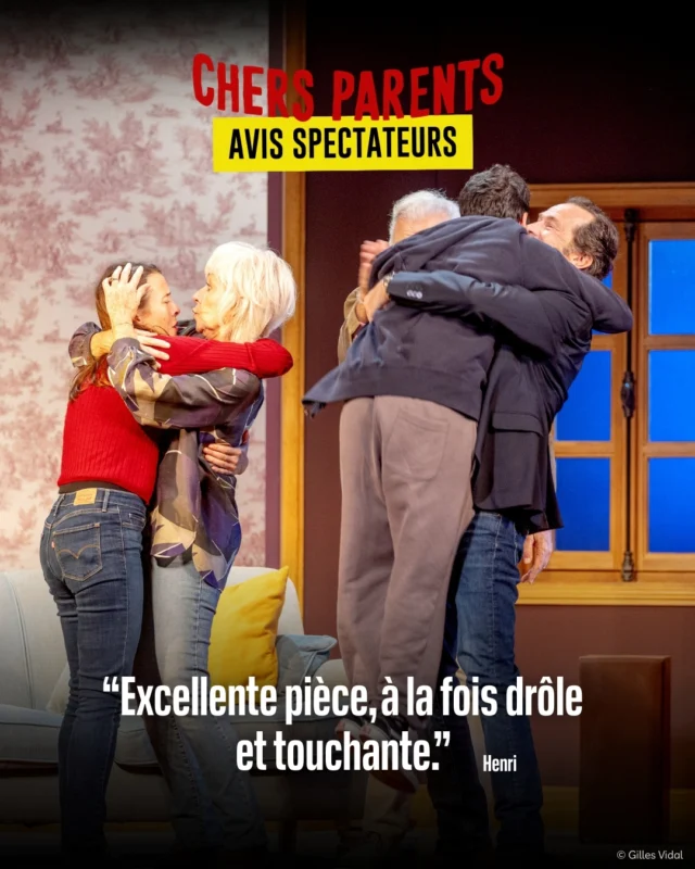 ⏳ Il ne vous reste que quelques jours pour voir "Chers parents"
👉 Découvrez les avis spectateurs ! 

#Chersparents #theatreparis