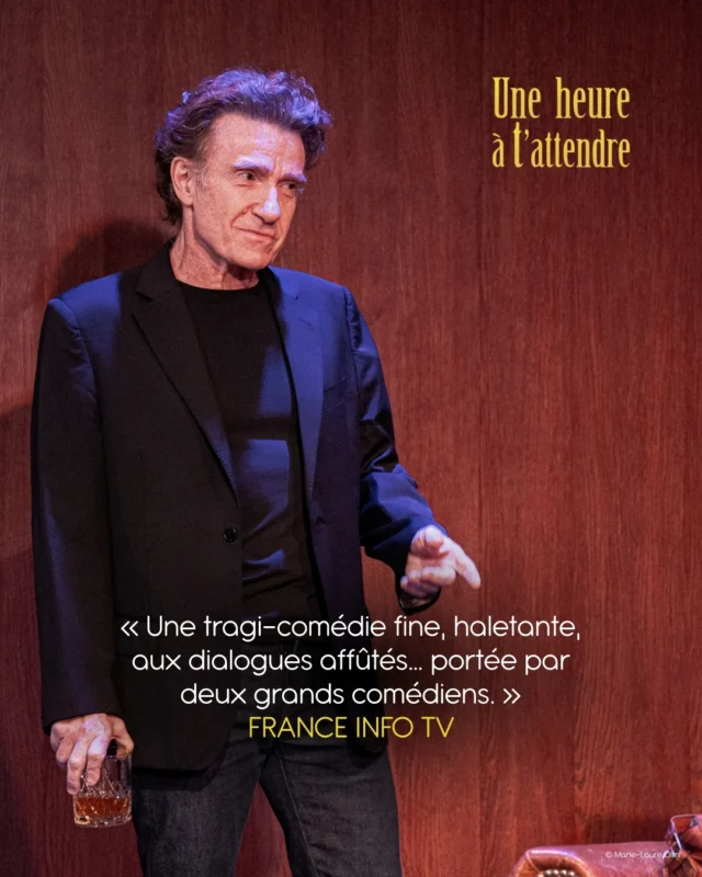Votre prochaine sortie culturelle ? C'est au Théâtre de Paris que ça se passe ! 

Retrouvez @thierry.fremont aux côtés de @nicolas_vaude dans "Une heure à t'attendre", une pièce de @sylvain.meyniac mise en scène par @delphinedemalherbeofficiel du mercredi au samedi au Théâtre de Paris ! 

#theatreparis #amour #tromperie