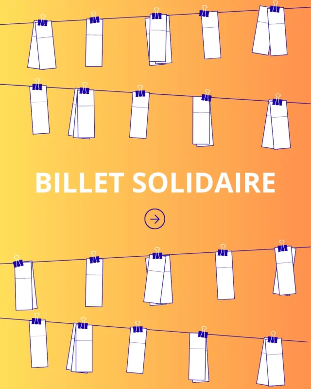 Et si vous offriez une place de spectacle ? 🎭

Un geste simple pour rendre le théâtre accessible à tous.

Avec le billet solidaire, vous pouvez ajouter, lors de votre réservation, un billet à 15 € pour permettre à une personne en situation de précarité d’accéder au théâtre.

Ces places sont ensuite redistribuées gratuitement à des bénéficiaires du RSA, de la CSS ou de l’ASPA.

À ajouter en un clic lors de votre réservation 🎫

Engagé depuis plus de 20 ans en faveur de l’accès à la culture, notre groupe poursuit cette mission aux côtés de la Fondation Culture & Diversité, fondation d'entreprise de Fimalac, ainsi qu’à travers un système de places gratuites déjà déployé dans l’ensemble de ses salles.

@fondationcd