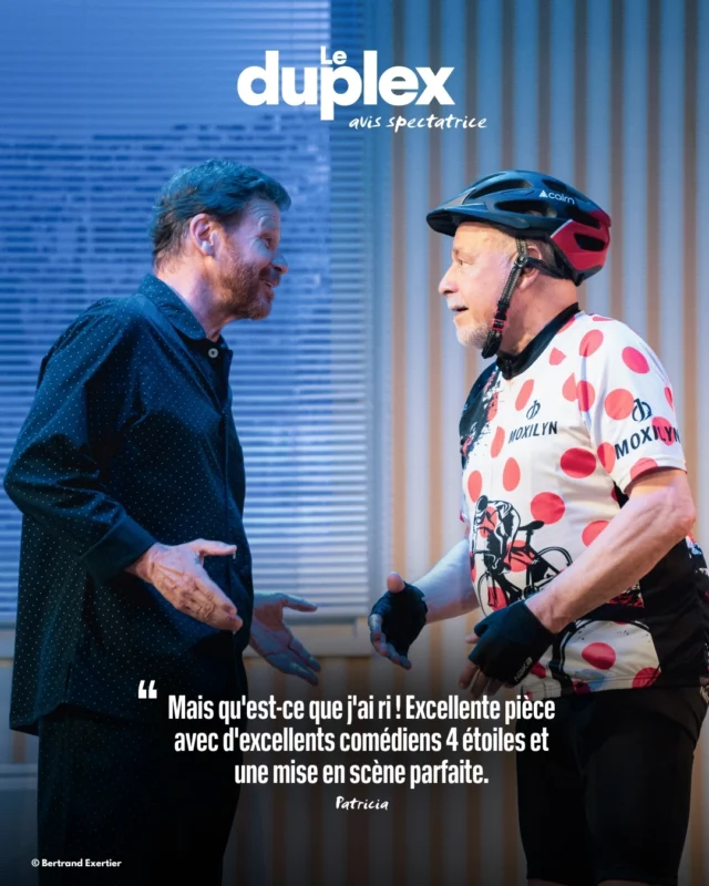 "Excellente pièce avec d'excellents comédiens".
Ne cherchez plus votre prochaine sortie culturelle, c'est au Théâtre de Paris que ça se passe. 
🎫 Retrouvez le duplex du jeudi au dimanche jusqu'au 5 juillet

#theatreparis #comedie