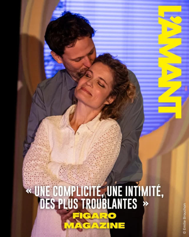 6 dernières représentations de l'Amant ! 
Venez vite voir sur cette ce duo hypnotique incarné par Sarah Biasini et @pierrerochefort pierrerochefort 

Actuellement au Théâtre de Paris, jusqu'au 4 juillet.