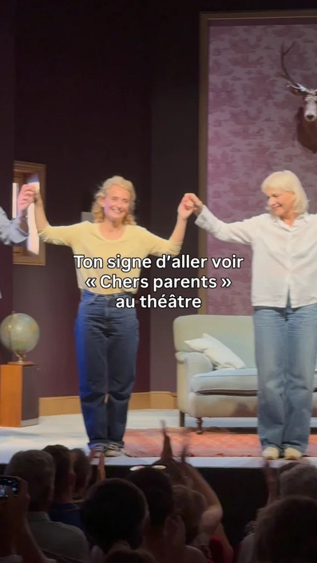 Ne rate pas les dernières représentations de chers parents ! 
Plus que 3 occasions de voir la comédie familiale explosive au Théâtre de Paris 

#theatreparis #comedie #sortiraparis