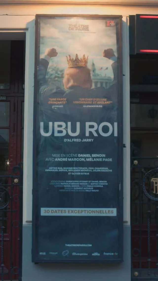 Ubu Roi, ça démarre ce soir ! 👑

Il y a quelques jours, nous avons assisté aux dernières répétitions et recueilli quelques mots des comédiens et du metteur en scène. 

Plongez dans les coulisses de la pièce 👀

Mise en scène Daniel Benoin

Avec André Marcon @mapelinage @sitrukolivier @astrid.bas @benji.mignec @maximebouteraon @emmanuel_depoix Paul Chariérias @juliennacache